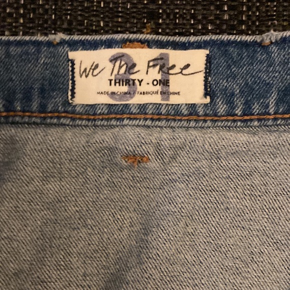 Free People Denim Wrap Skirt - Picture 3 of 4